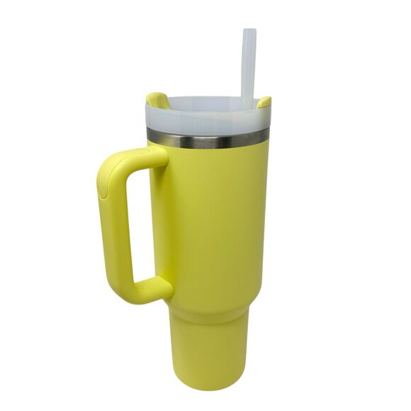 Stanley The Quencher H2.0 Flowstate 40oz Tumbler - Pomelo EUC - Picture 3 of 6